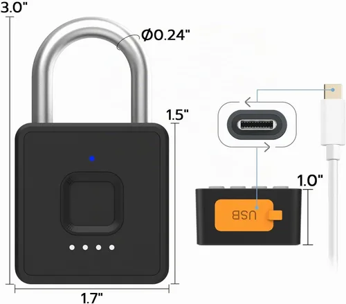 Vista 6 de Cerradura de combinación para casillero, teclado de 9 dígitos y cerradura