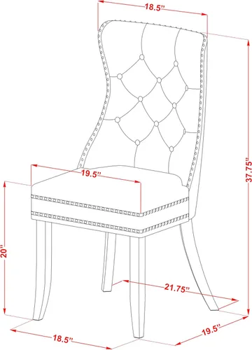 Vista 13 de East West Furniture SUDA5-LWH-12 - Juego de mesa de comedor de 5 piezas, incluye una mesa de cocina redonda con gotas y estantes y 4 sillas de tela