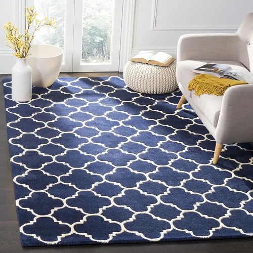 Vista 34 de SAFAVIEH Chatham Collection - Alfombra decorativa de 2 x 3 pies, color negro y marfil, lana cuadriculada enrejada hecha a mano, ideal para zonas