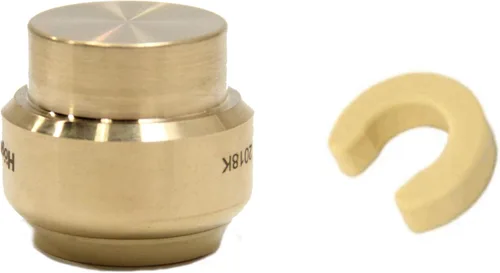 Vista 10 de Paquete de 2 tapas de enchufe EFIELD de 1 pulgada para conectar Pex, cobre, CPVC con clip de desconexión, (PF101-2PCS)
