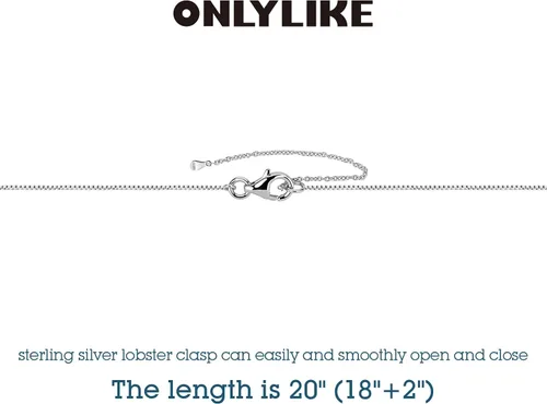 Vista 8 de Collar con dije de corazón para esposa, regalo grabado con la frase "I LOVE YOU" para esposa, novia, moissanita D de 1-3 quilates (VVS1), regalo