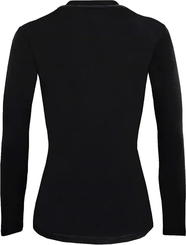 Vista 3 de Natural Uniforms Camiseta Under Scrub para mujer, cuello redondo, manga larga, paquete de 3, paquete múltiple de 3