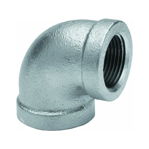 Vista 3 de Anvil 8700124053, accesorio de tubería de hierro maleable, codo de 90 grados, hembra NPT de 1/4", acabado galvanizado