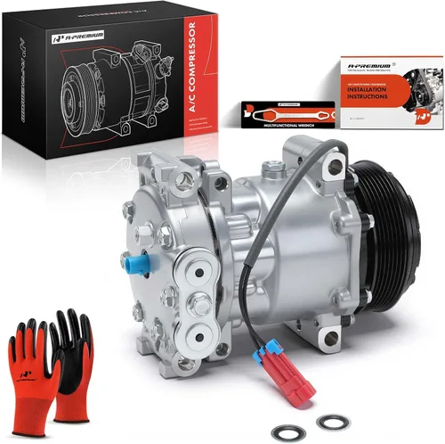 Vista 10 de A-Premium Compresor de aire acondicionado de CA con embrague compatible con Chevrolet C6500 Kodiak/C8500 2003-2009 y GMC C6500/C7500 Topkick