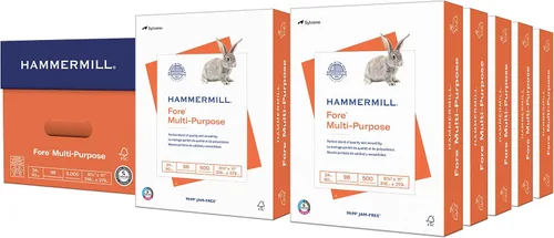 Vista 11 de Hammermill papel, Fore multifunción, 24 lb, 8.5 x 11, carta, brillo 96, Blanco