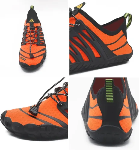 Vista 5 de Zapatos de agua para hombres y mujeres, secado rápido, natación, playa, senderismo, aqua, descalzo, deportes al aire libre, zapatos atléticos