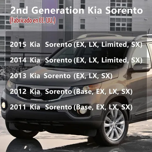 Vista 3 de Antena de techo compatible con Kia Sorento 2011 2012 2013 2014 2015 Antena de radio de coche Combinación de base y mástil 96210-1u000