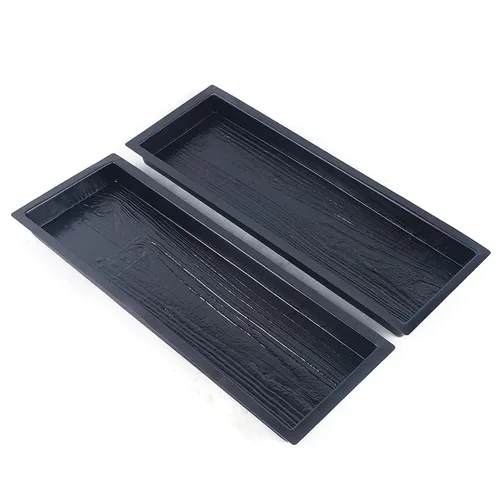 Vista 8 de Paquete de 2 tablas de madera con forma de molde de piedra escalonada, tablero de madera, molde de cemento de hormigón, fabricante de caminata