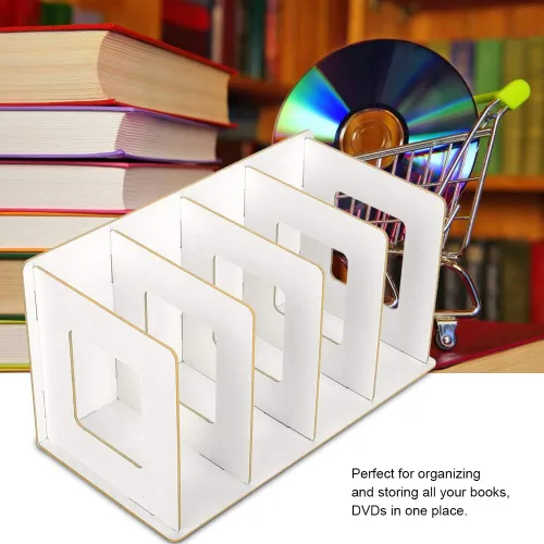 Vista 6 de Estantería para libros, muebles para el hogar, estantería para niños (blanco cálido)