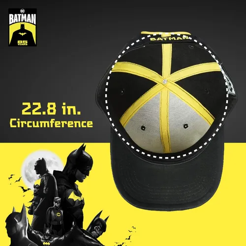 Vista 5 de DC Comics Batman Baseball Hat, Adjustable Cap, One