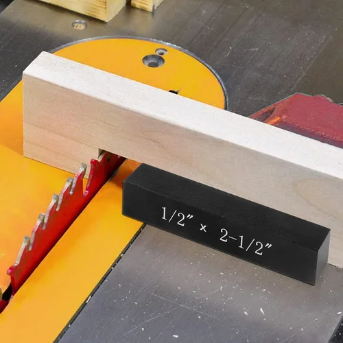 Vista 7 de EANOSIC Juego de 7 barras de configuración de aluminio de precisión para enrutador y sierra de mesa, accesorios de carpintería, barras incluyen