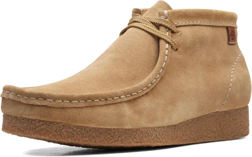 Vista 14 de Botas Shacre Clarks para Hombre Cuero negro