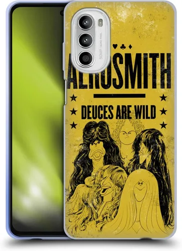 Vista 74 de Head Case Designs Officially Licensed Aerosmith Back in The Saddle Again Classics Gel Case [Military Grade Protection] Compatible with Moto E7