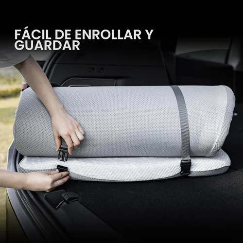 Vista 6 de Tesla Model Y - Colchón de espuma viscoelástica de rebote lento para Tesla Model Y, almohadilla de dormir Tesla con modo individual/doble, uso en 4