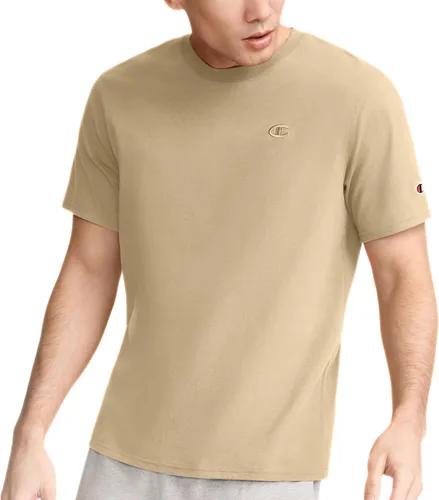 Vista 17 de Champion Men's Classic Short Sleeve T-Shirt, Standard Fit, Midweight 100% Cotton, Available in Regular and Big & Tall