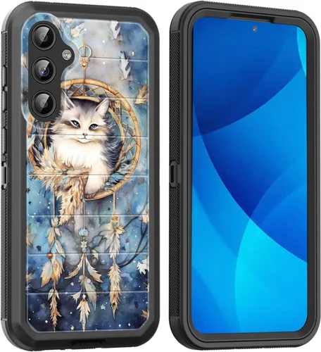 Vista 127 de Funda para Galaxy A15 5G, cuerpo completo, protección contra caídas, a prueba de polvo, resistente de 3 capas, militar, resistente, duradera