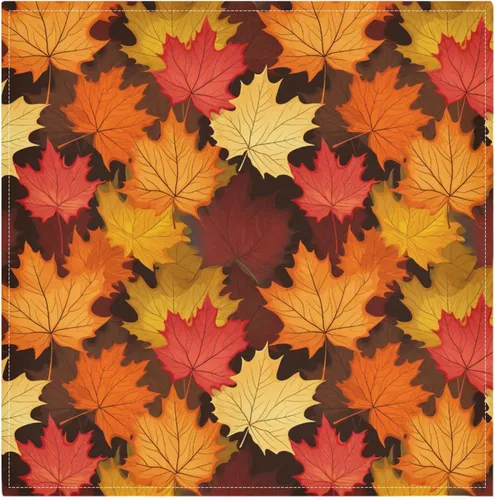 Vista 32 de MNSRUU Juego de 4 servilletas de tela para otoño, otoño, Acción de Gracias, calabaza, girasol, lavable, poliéster, cocina, servilletas de tela