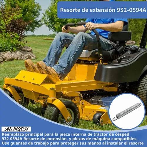 Vista 3 de 932-0594A - Resorte de extensión para MTD 46" piezas de cubierta de cortacésped