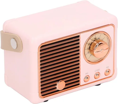 Vista 2 de ZJchao Altavoz portátil mini compacto inalámbrico retro diseño incorporado tarjeta radio alta capacidad batería ligero para viajes al aire libre