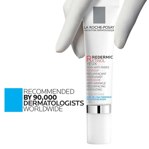 Vista 6 de La Roche-Posay Redermic R Eyes Crema de Ojos con Retinol, Crema de Ojos Antienvejecimiento para Reducir Arrugas y Ojeras con Retinol Puro y Cafeína