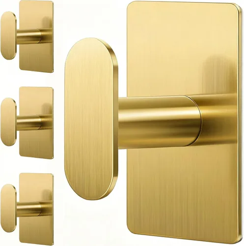 Vista 8 de pickpiff Ganchos adhesivos para toallas para baño: colgador de pared extra fuerte de 20 libras para ducha, cocina, casa rodante, apartamento