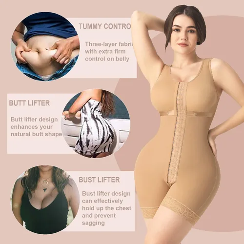 Vista 3 de Prendas moldeadoras postparto BBL etapa 2 para mujer