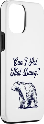 Vista 3 de iPhone 13 Pro Max Can I Pet That Dawg? Bear Meme Funda Southern Accent