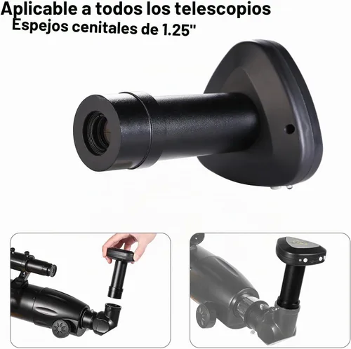 Vista 3 de Koolpte Cámara ocular con telescopio WiFi, 1080P HD 2MP 32.8 ft, control inalámbrico de aplicación para iOS/Android batería de 90 minutos de 1.25