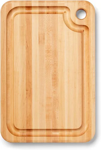 Vista 11 de John Boos Prestige Series Tabla de Cortar Rectangular de Madera de Arce 16"x10" – 1.25 pulgadas de grosor, bloque de carnicero reversible de 6