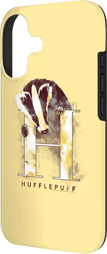 Vista 2 de Harry Potter Carcasa de acuarela Hufflepuff para iPhone 17