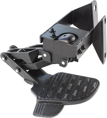 Vista 3 de Escalón de Cama de Camión Retráctil para Parachoques Trasero Compatible con F150 2015-2023, Escalón Plegable para Portón Trasero con Revestimientos