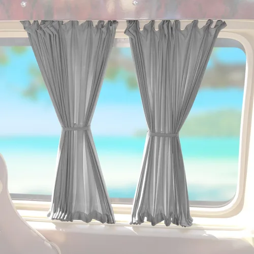 Vista 10 de OMAC Cortina de ventana lateral Parasol con bloqueo UV para Mercedes Metris 2016-2024 Beige 10x