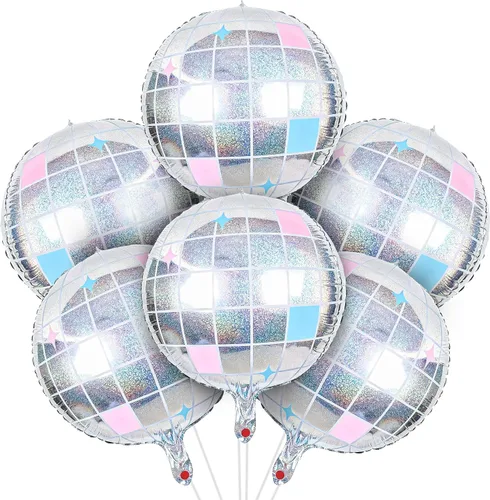 Vista 13 de BTSD-home 6pc Iridescent Party Decorations Hanging Decor Iridiscente 1