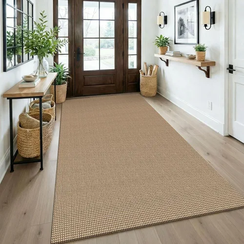 Vista 156 de KOZYFLY - Tapete para puerta de interior, lavable, pequeña, antideslizante, con respaldo de goma, felpudo de algodón para el hogar, color negro