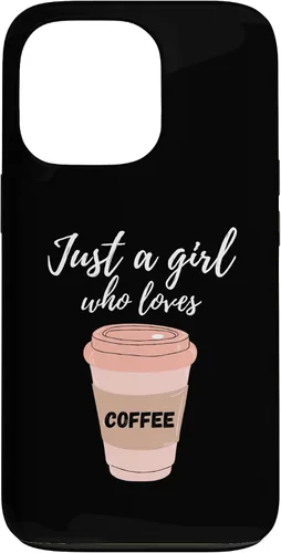 Vista 10 de Just A Girl Who Loves Coffee Funny Java Lover Design Cute Case for iPhone 16