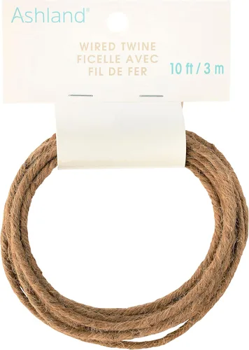 Vista 3 de Ashland Cordel natural con cable de 0.157 in, paquete de 12 ct