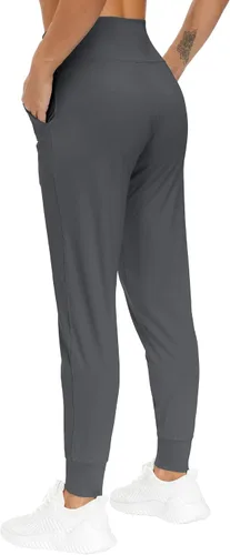 Vista 4 de THE GYM PEOPLE - Pantalones deportivos ajustados para mujer, ligeros, para entrenamiento, yoga, correr y descanso