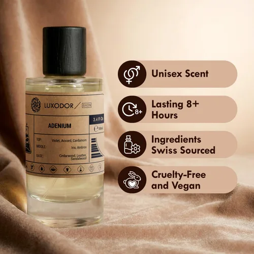 Vista 2 de Luxodor Inspired by S.antal 33 Eau De Parfum Perfume Woody Sandalwood 3.4 fl oz (100ml) Perfume Unisex S.antal para mujeres y hombres, fragancia