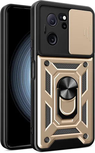 Vista 11 de Funda de teléfono para Xiaomi 13T Pro resistente con funda protectora de cámara para Xiaomi 13T Pro, a prueba de golpes, con anillo magnético