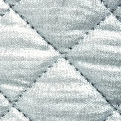 Vista 3 de DII - Agarradera acolchada, 100% algodón, colección Terry básica, color gris, ovalada, 2 piezas