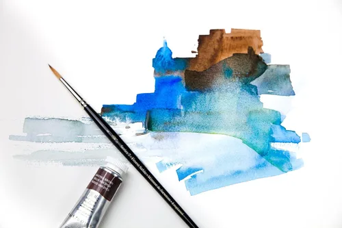 Vista 6 de Winsor & Newton Bloque de papel de acuarela profesional, 7" x 10", prensado en frío