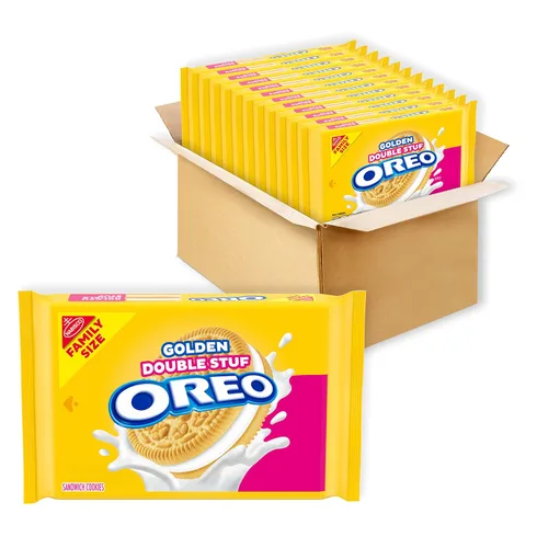 Vista 43 de OREO Galletas de sándwich de chocolate con crema sabor a chips de Java tamaño familiar, 17 onzas