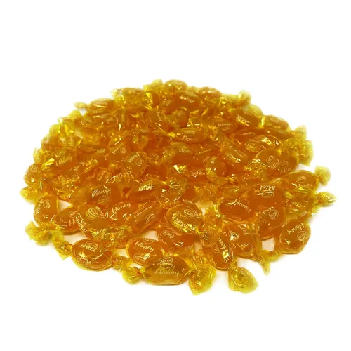 Vista 4 de Bonos de caramelo duro rellenos de miel, miel real, envueltos individualmente, 16 onzas