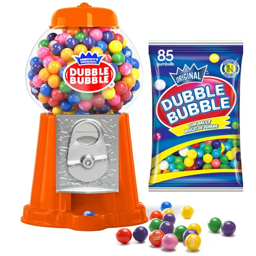 Vista 10 de Máquina de chicles para niños de 8.5" - Máquina de chicle que funciona con monedas y alcancía de juguete - Dispensador de máquina de dulces incluye