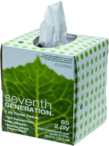 Vista 4 de Seventh Generation Pañuelo facial, hojas de 2 capas, cajas de 85 unidades (paquete de 36)