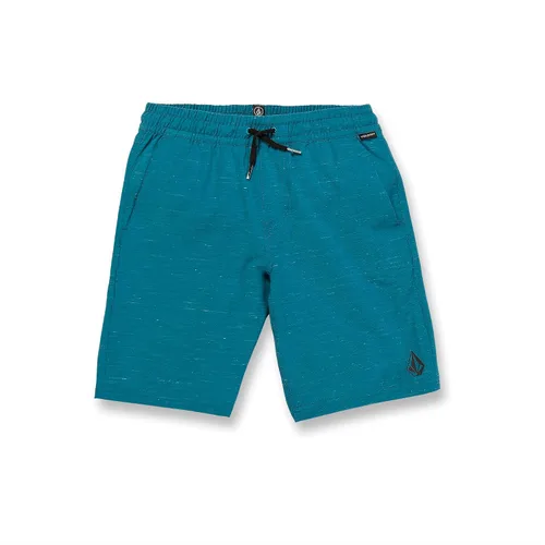 Vista 6 de Volcom Pantalones cortos híbridos de secado rápido con cintura elástica para niños (tallas grandes y niños pequeños)
