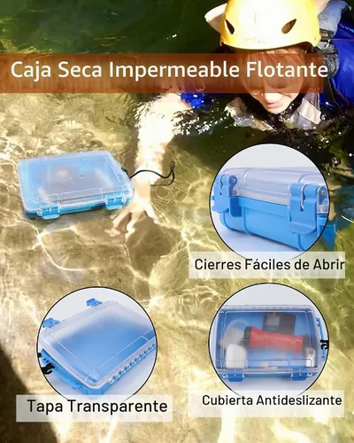 Vista 3 de Caja seca impermeable flotante caja de almacenamiento impermeable