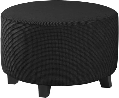 Vista 11 de H.VERSAILTEX Funda Deslizable para Otomana Rectangular Ajuste de Longitud 29"-34" Reposapiés Fundas Deslizables para Sofá Funda para Taburete