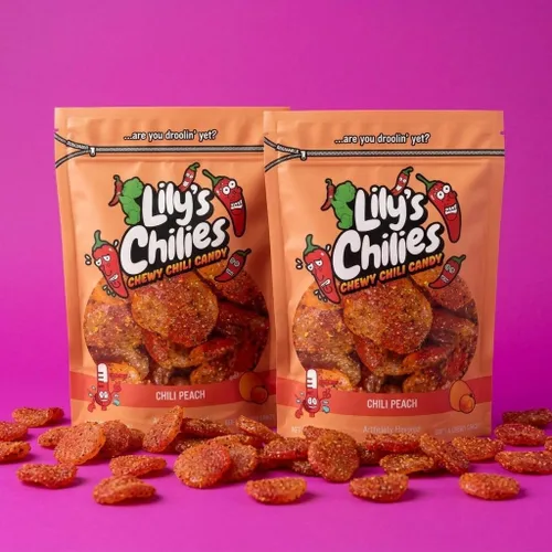 Vista 10 de Lilys Chilies, Caramelos masticables agrios y chiles (cinturones de manzana con chile)