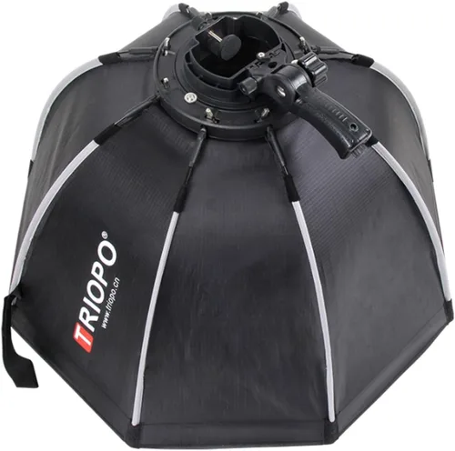 Vista 6 de Triopo Softbox 55 cm/21.6 pulgadas, paraguas octogonal para fotografía, para Godox V860II V860III V850II V850III TT600 TT685 TT685II YN560 III IV
